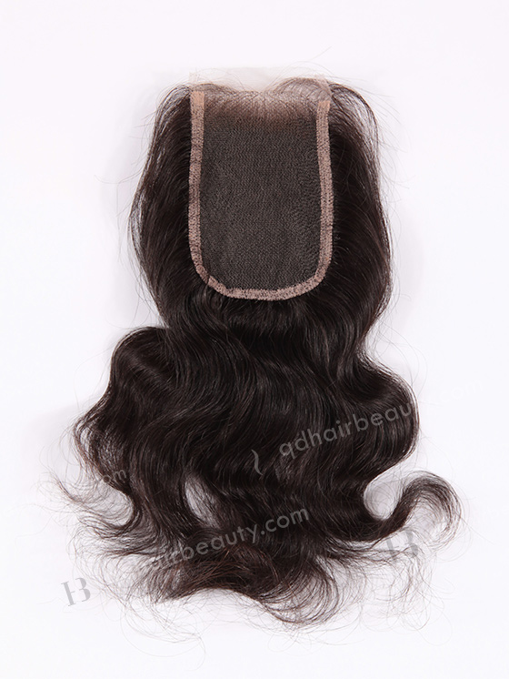 In Stock Indian Virgin Hair 10" Natural Wave Natural Color Top Closure STC-41