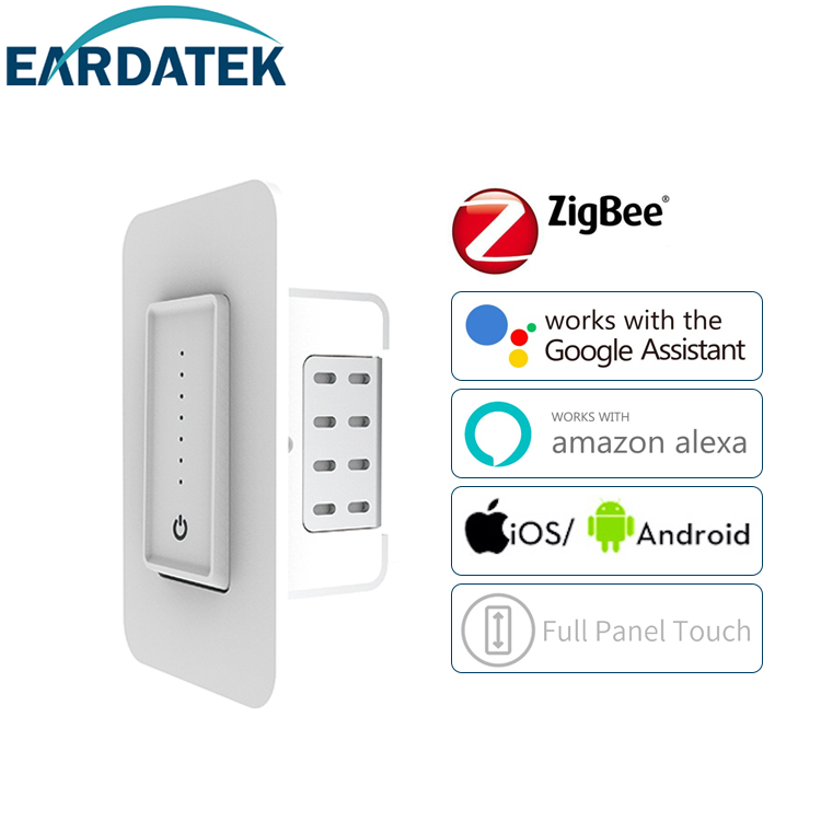 Touch smart dimmer switch ZigBee neutral US
