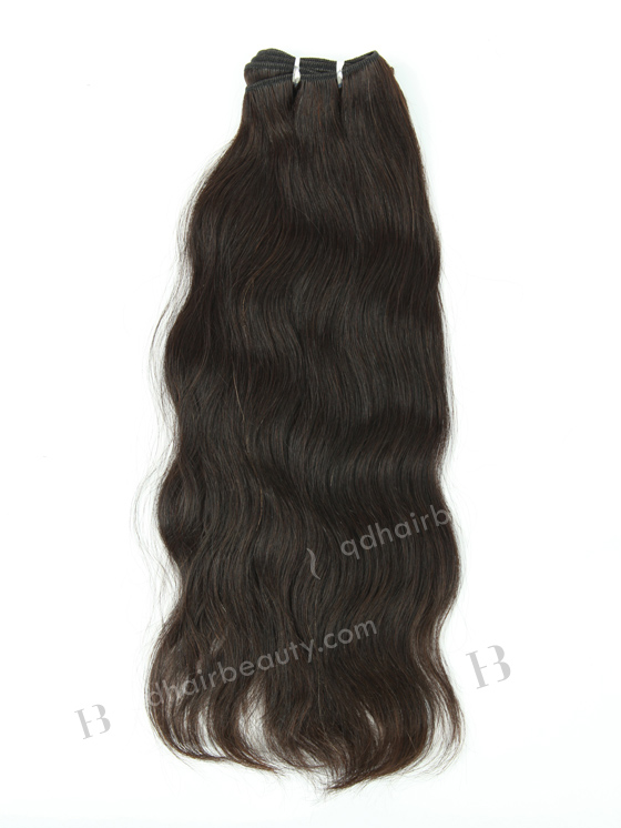 In Stock Indian Remy Hair 16" Natural Straight Natural Color Machine Weft SM-178