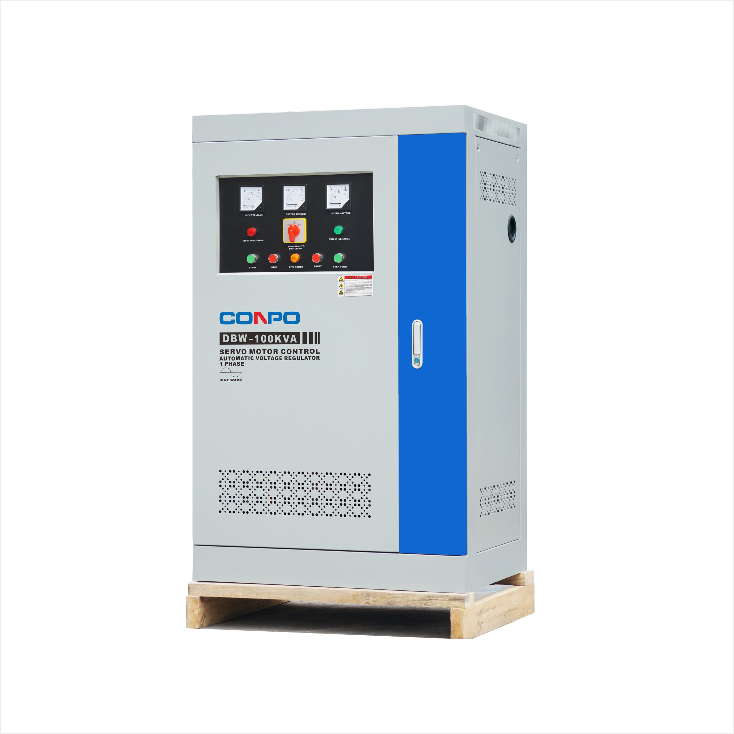 DBW-80KVA, 100KVA, 120KVA  1Phase Industrial-grade Automatic Voltage Regulator/Stabilizer