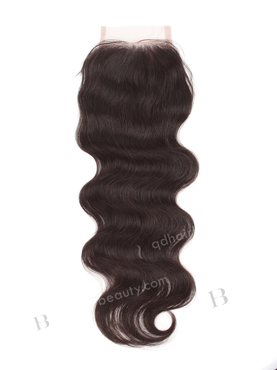 In Stock Chinese Virgin Hair 16" Body Wave Natural Color Top Closure STC-299