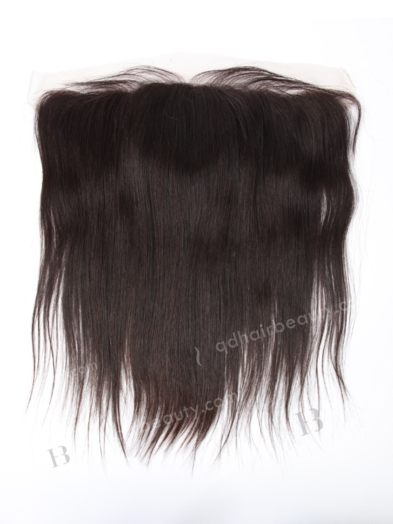 In Stock Indian Virgin Hair 14" Straight Natural Color Silk Top Lace Frontal SKF-066