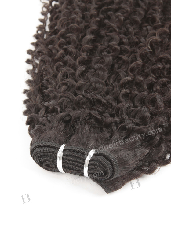 In Stock Brazilian Virgin Hair 20" 7mm Curl Natural Color Machine Weft SM-4109