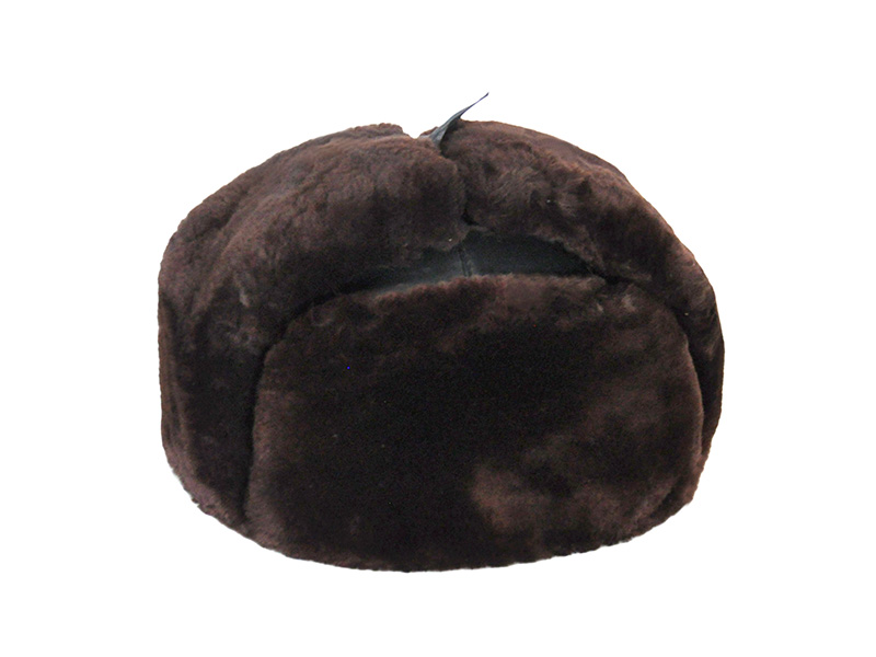 羊剪绒(皮面/革面)玻璃钢内盔防寒安全帽