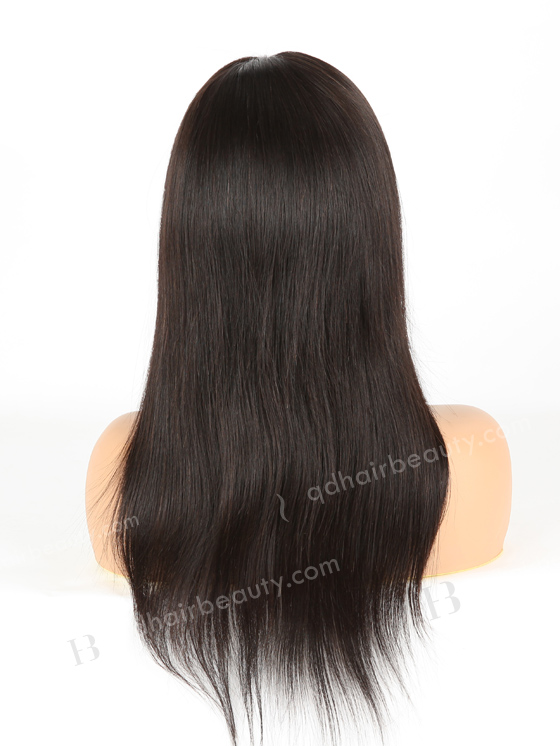 In Stock Indian Remy Hair 16" Straight Natural Color Full Lace Wig FLW-01166