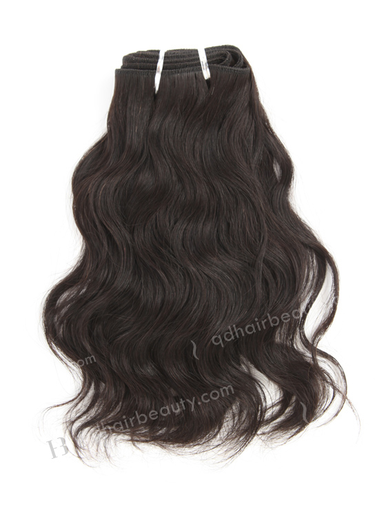 In Stock Indian Virgin Hair 10" Natural Wave Natural Color Machine Weft SM-046