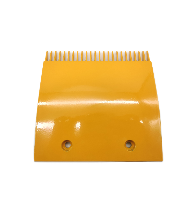 Escalator Comb Plate With Yellow Color Painting Size 200*198mm