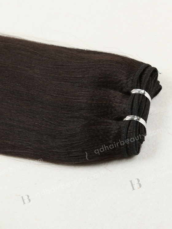 In Stock Chinese Virgin Hair 18" Light Yaki Natural Color Machine Weft SM-737