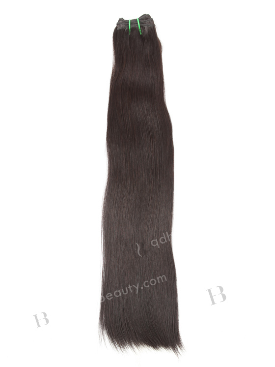 In Stock 7A Peruvian Virgin Hair 22" Double Drawn Straight Color #2 Machine Weft SM-6145