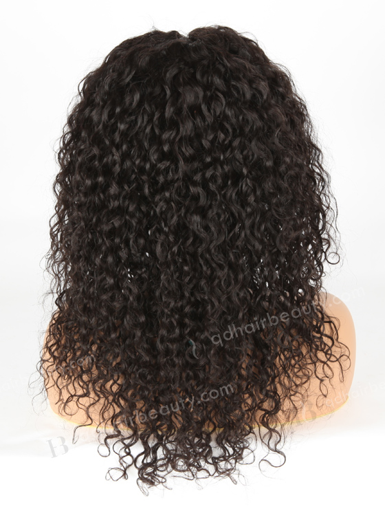 In Stock Indian Remy Hair 18" Molado Curly Natural Color 5"×5" HD Lace Closure Wig CW-01015