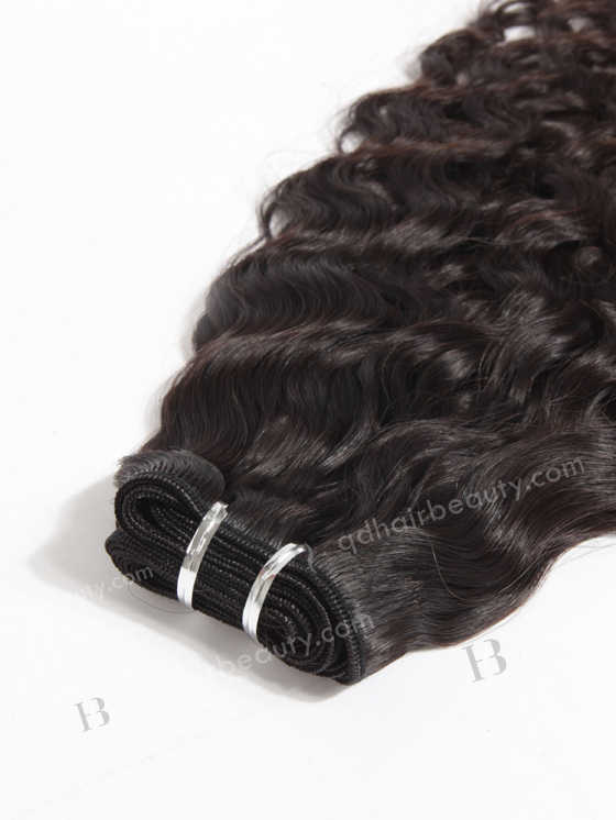 In Stock Brazilian Virgin Hair 20" Natural Curly Natural Color Machine Weft SM-079