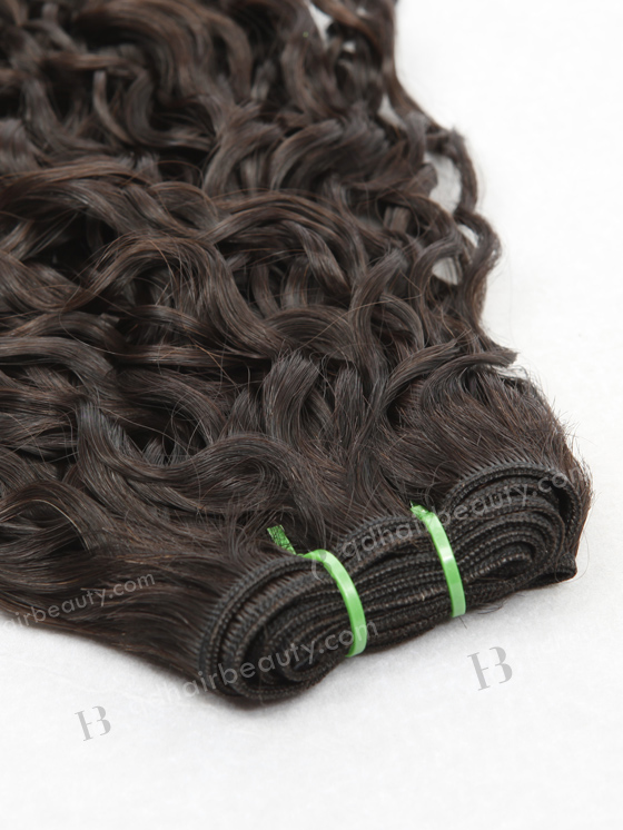 In Stock 7A Peruvian Virgin Hair 16" Double Drawn Bouncy Curl Natural Color Machine Weft SM-623
