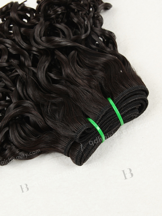 Brazilian Virgin Hair 10" Bouncy Curl(Tighter Tip) Natural Color Machine Weft WR-MW-002