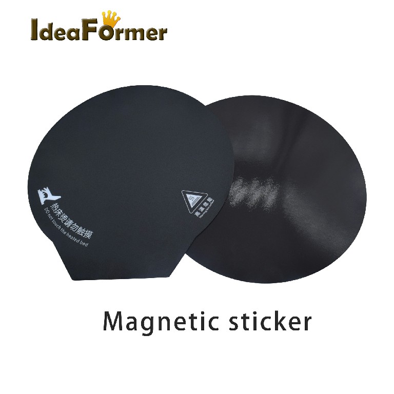 Round magnetic sticker 3D printers parts heatbed tape flexible 3d printing  build plate
