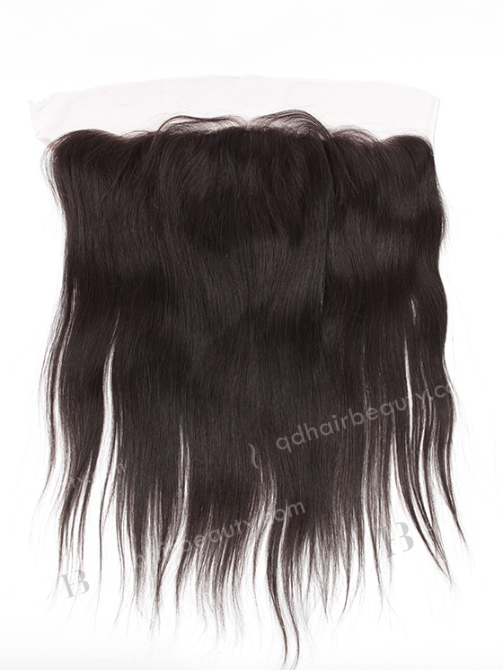 In Stock Indian Remy Hair 14" Straight Natural Color Silk Top Lace Frontal SKF-062
