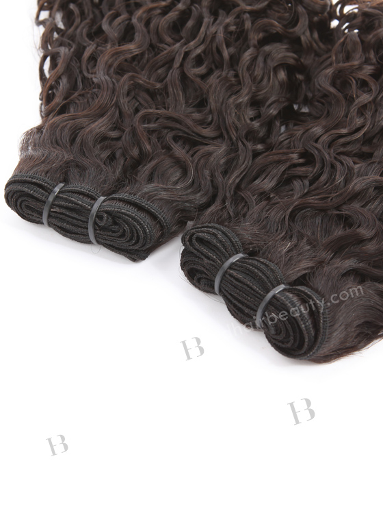 In Stock 7A Peruvian Virgin Hair 12" Double Drawn Bouncy Curl Natural Color Machine Weft SM-621