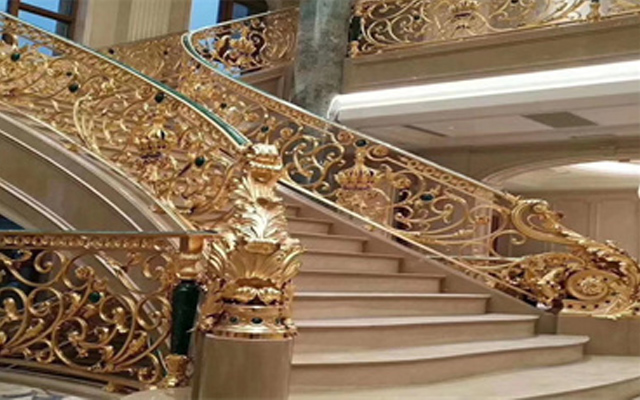 Villa stair handrail - French style