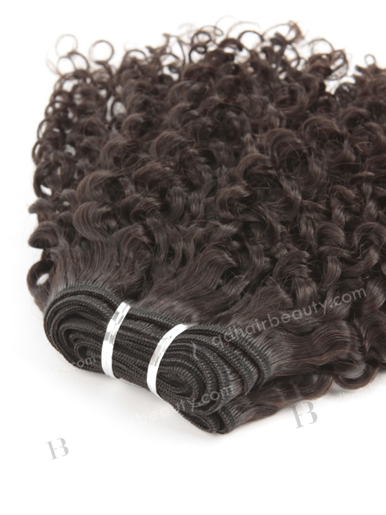 In Stock Brazilian Virgin Hair 12" Jeri Curl Natural Color Machine Weft SM-493
