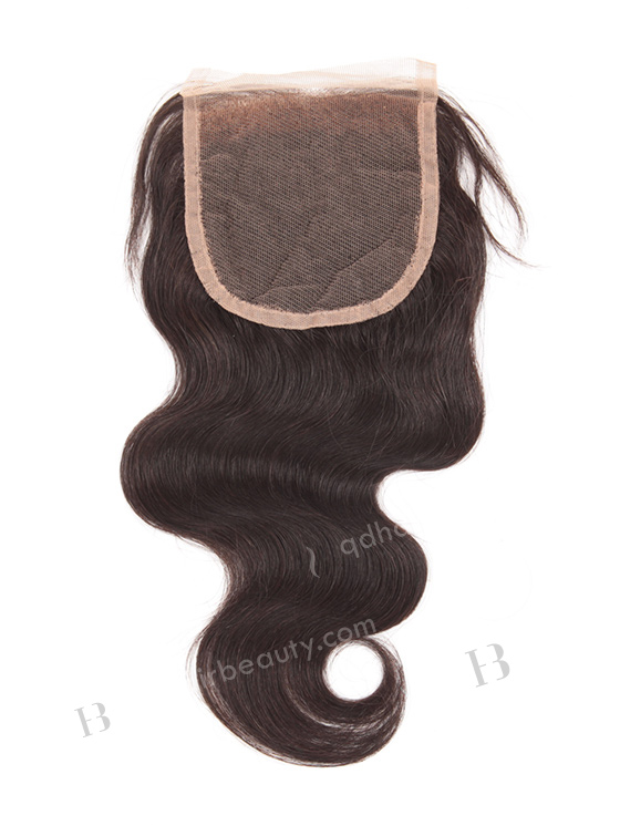 In Stock Chinese Virgin Hair 10" Body Wave Natural Color Top Closure STC-330