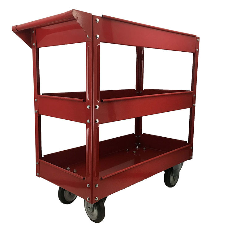 JH-Mech Tool Trolley Cart High Quality Durable Multifunctional Portable Metal Tool Cabinet