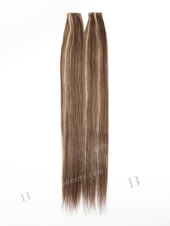 Highlight color human hair extensions seamless virgin genius weft WR-GW-011