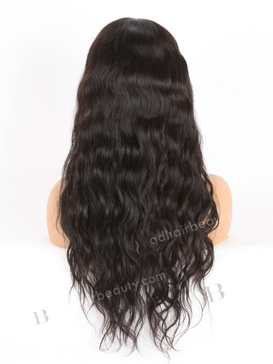 In Stock Brazilian Virgin Hair 20" Natural Straight Natural Color Silk Top Glueless Wig GL-04033