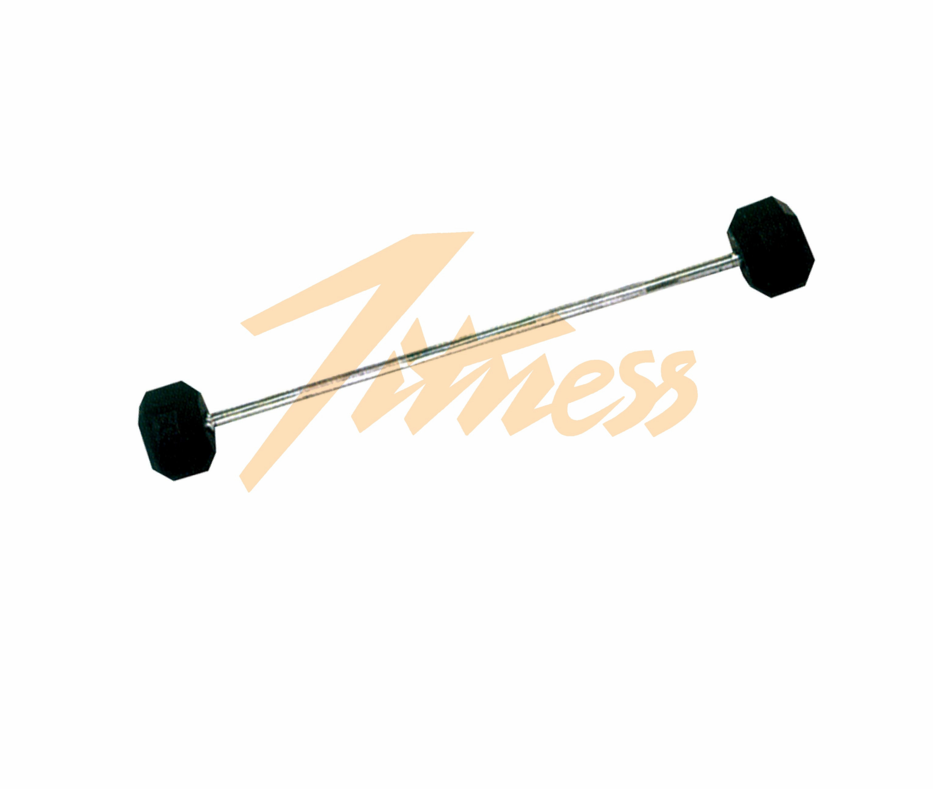 HEX RUBBER BARBELL