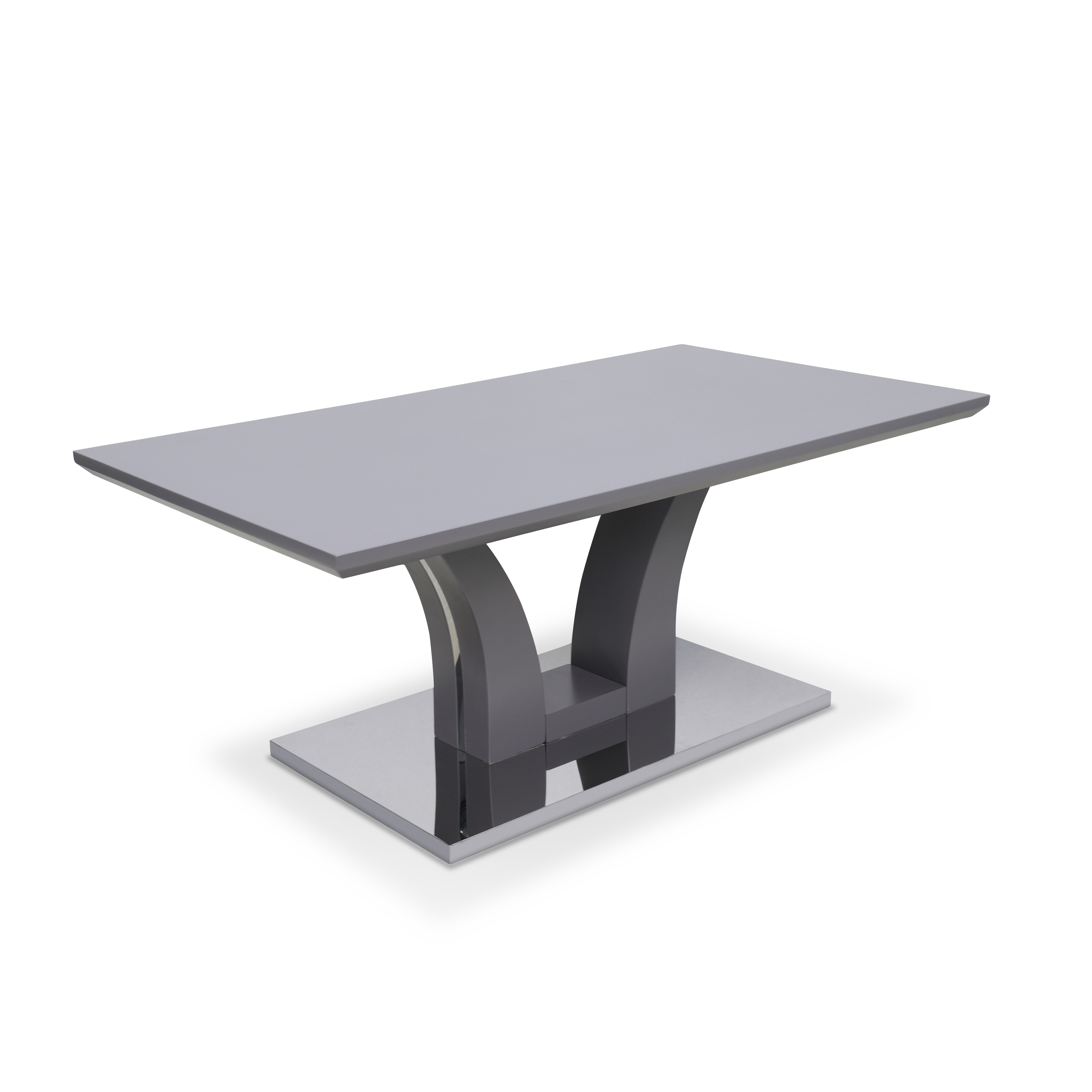 Modern Design Coffee Table with Gray Painting