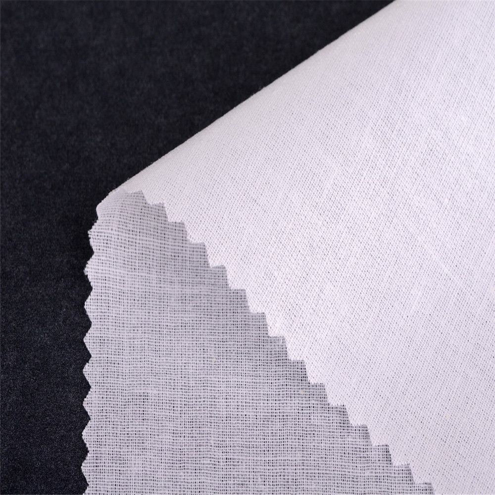 double dot polyester Stretchable interlinings factory product application