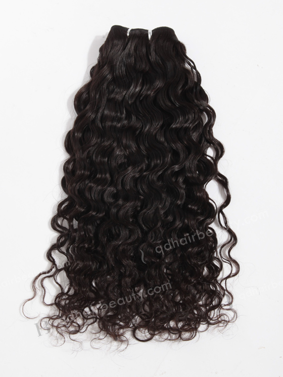 In Stock Brazilian Virgin Hair 16" Molado Curly Natural Color Machine Weft SM-404