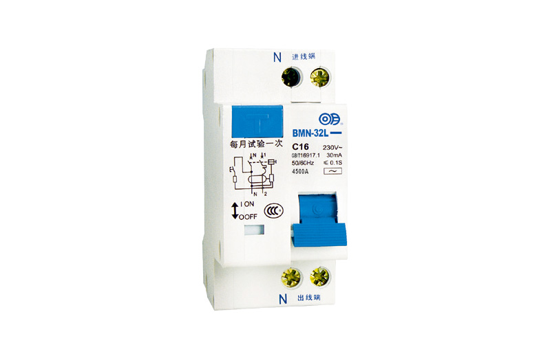 BMN-32L Series small leakage circuit breakers, BMN-32LG series with overvoltage protection leakage circuit breakers