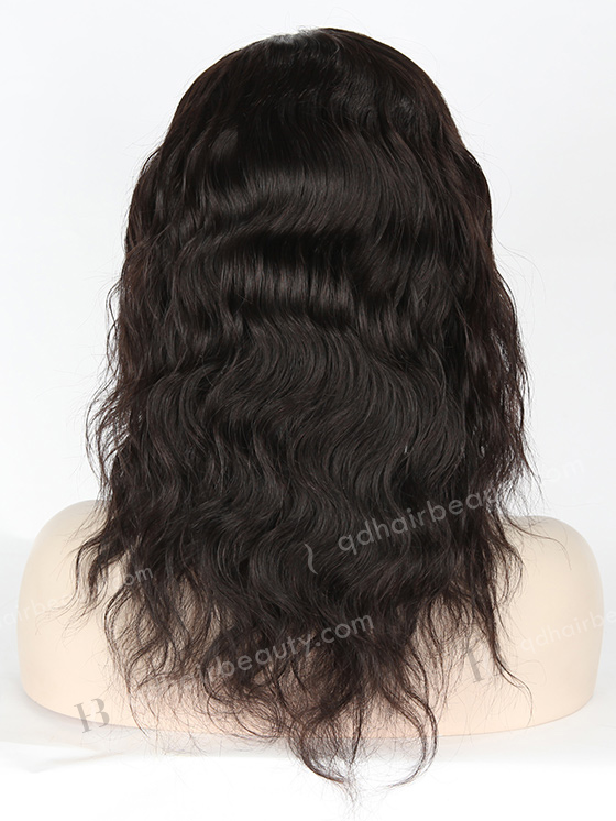 In Stock Indian Remy Hair 12" Natural Wave Natural Color Full Lace Wig FLW-01746
