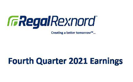 Regal Rexnord集团发布2021年第四季度财报