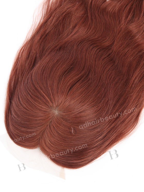 Fashion Color 14'' Indian Virgin Human Hair Silk Top Lace Toppers WR-TC-074