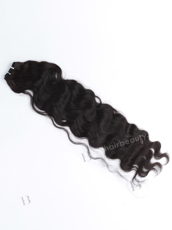 In Stock Indian Remy Hair 30" Natural Wave Natural Color Machine Weft SM-021