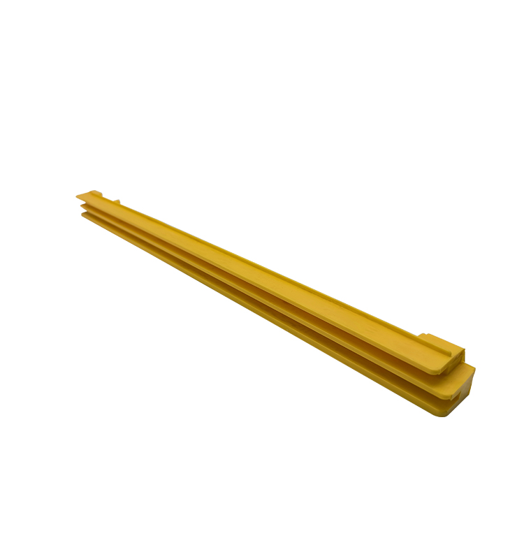 Escalator Demarcation Strip Left OEM ASA00B039-L Length 413mm Yellow Plastic