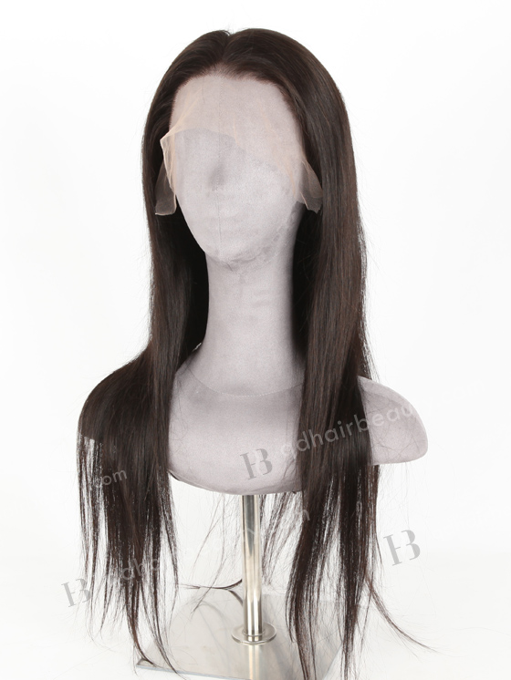 In Stock Indian Remy Hair 22" Straight Natural Color HD Lace Front Wig LLF-01020