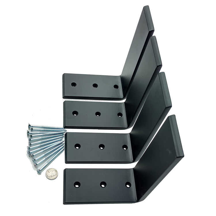 JH-Mech Floating Shelf Brackets Wholesale-Heavy Duty Granite Floating Shelf Brackets Supports 