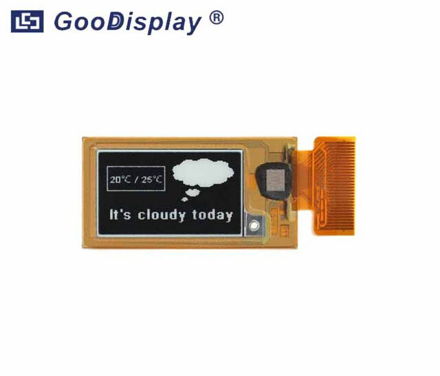 1.02 inch Mini flexible e-paper display ACF Thermal Compression GDEW0102I4FC