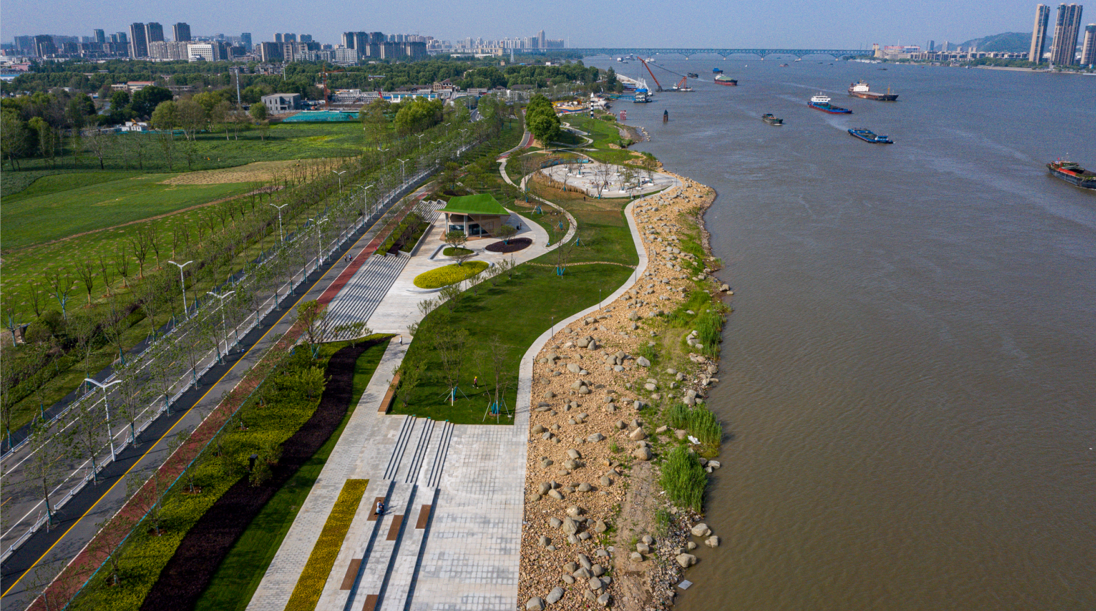 江北新区长江岸线湿地保护与环境提升