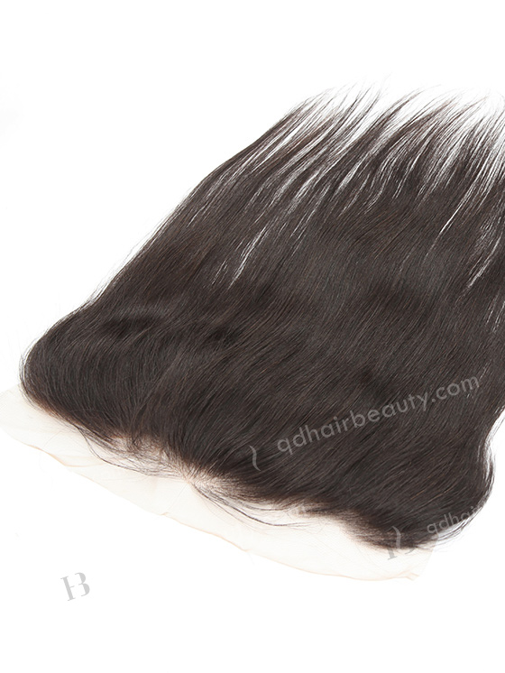 In Stock Indian Virgin Hair 16" Straight Natural Color Lace Frontal SKF-059