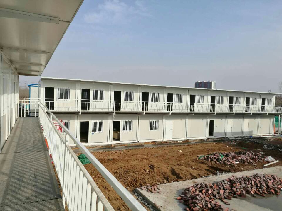 中国专业生活折叠式建筑移动式集装箱房预制宿舍酒店集装箱房工厂