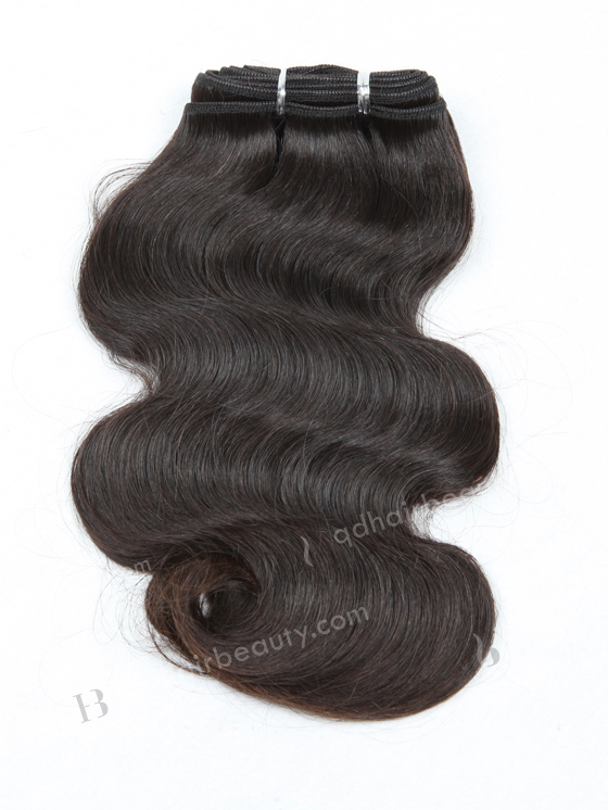 In Stock Brazilian Virgin Hair 12" Body Wave Natural Color Machine Weft SM-452