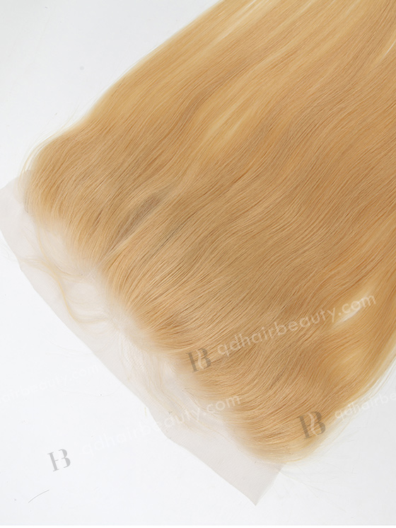 In Stock Malaysian Virgin Hair 16" Straight Color #24 Lace Frontal SKF-035