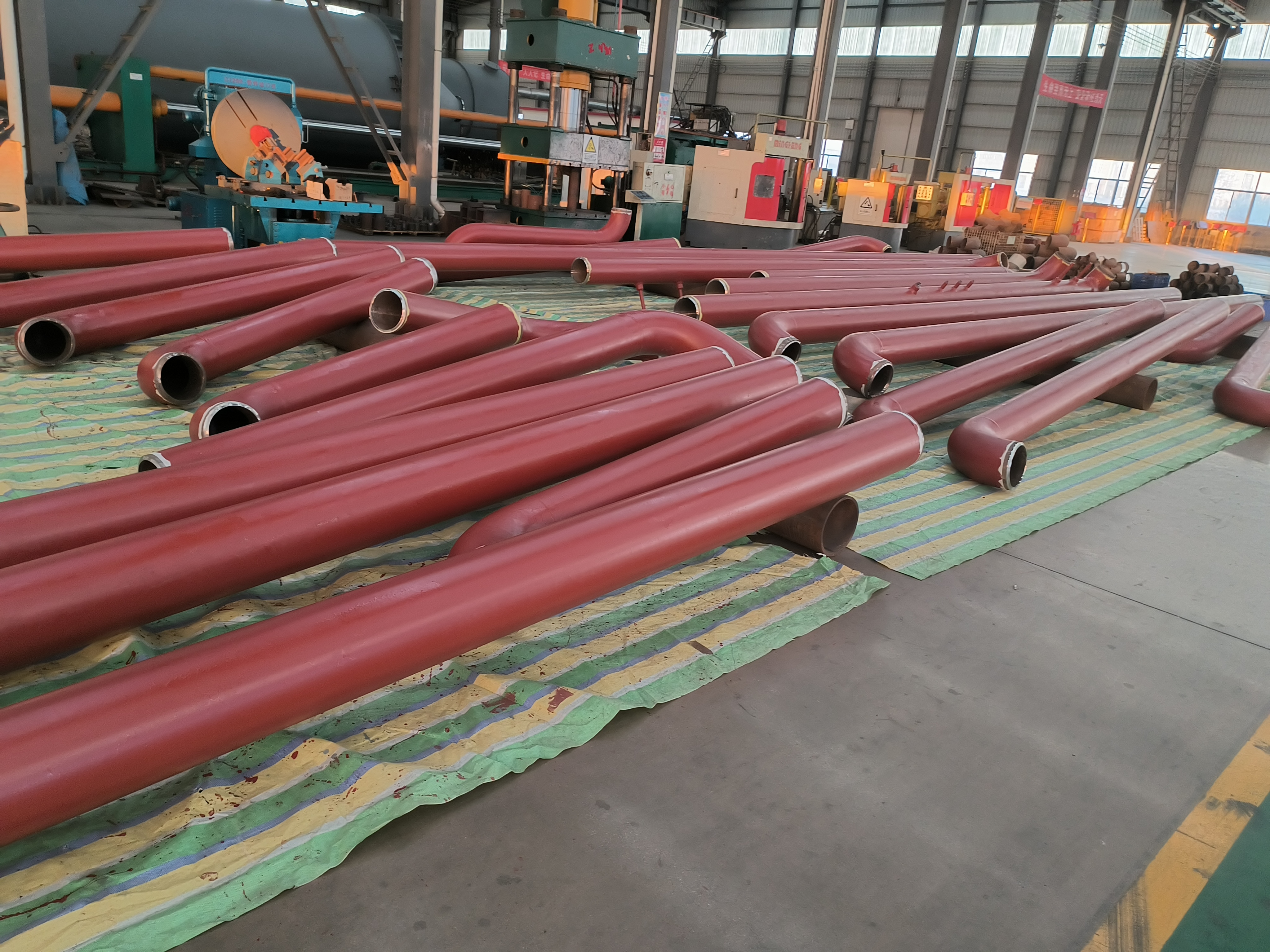 Factory prefabricated pipe assemblies