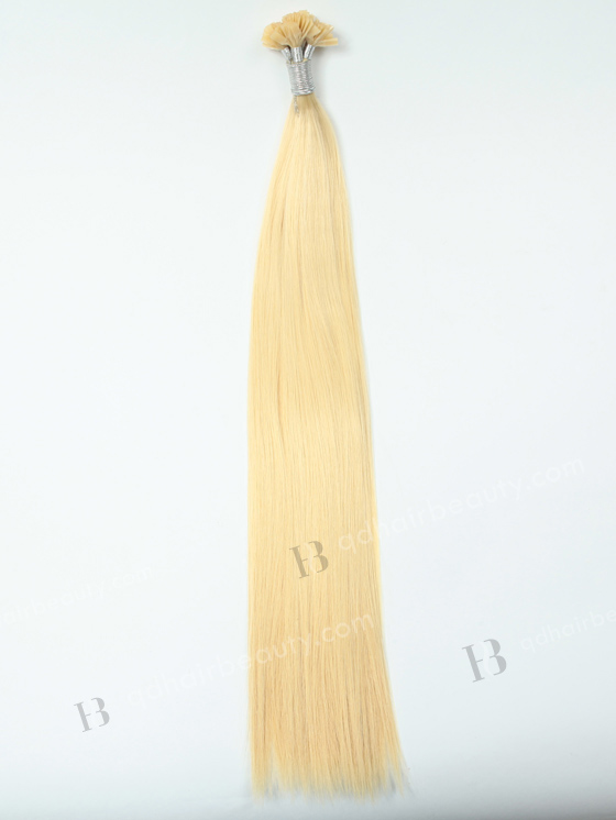 Flat tip keratin 'European virgin hair 22'' straight #613 color WR-PH-009