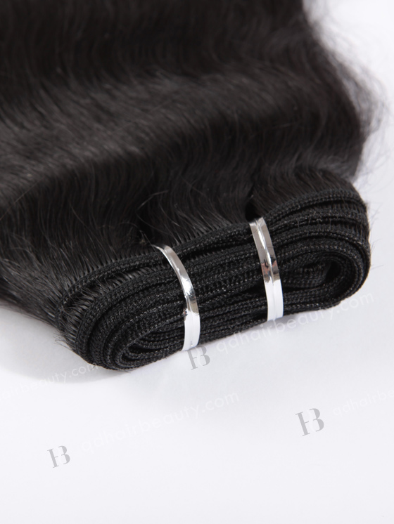 In Stock Indian Remy Hair 10" Natural Straight 1# Color Machine Weft SM-190