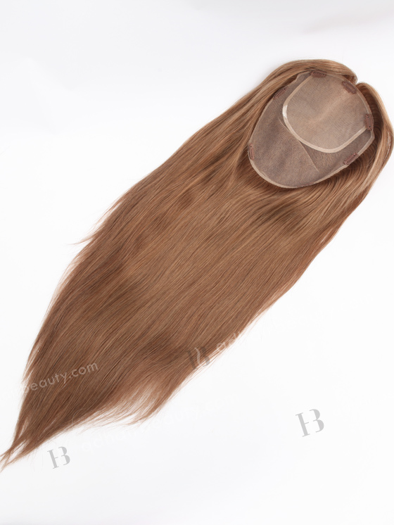 Double Draw European Virgin Human Hair Silk Top Swiss Lace Toppers WR-TC-084