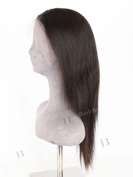 In Stock Indian Remy Hair 16" Straight Natural Color HD Lace Front Wig LLF-01017