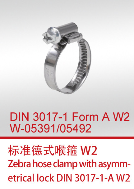 DIN 3017-1 Form A W2  W-05391-05492